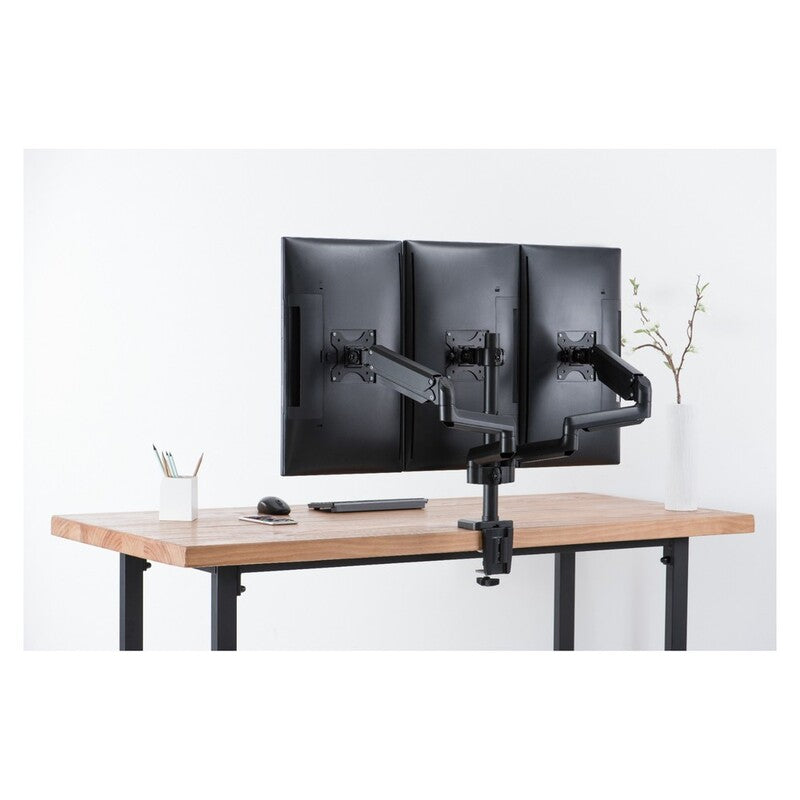 ذراع مراقبة Twisted Minds Premium Triple Monitors مثبتة على عمود من الألومنيوم مع منافذ USB ذراع مراقبة Twisted Minds Premium Triple Monitors مثبتة على عمود من الألومنيوم مع منافذ USB